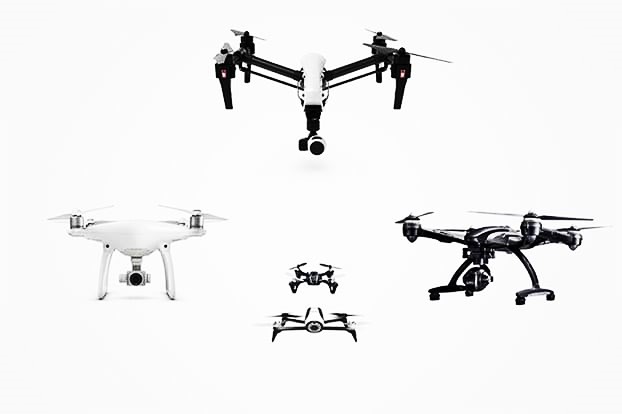 Different types of drones